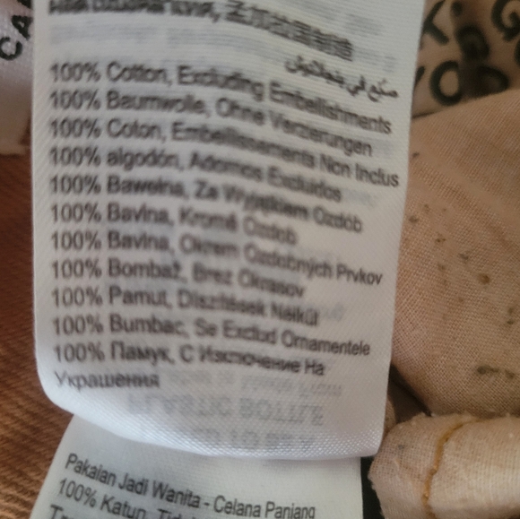 Cotton-On Orange Carpenter Jean / Size 6 - Picture 5 of 5